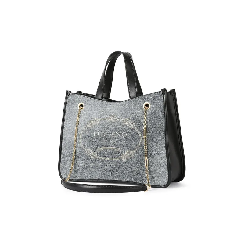 TUCANO PU Leather Tote Shoulder Bag Handbag Regular Women's Denim Blue-2