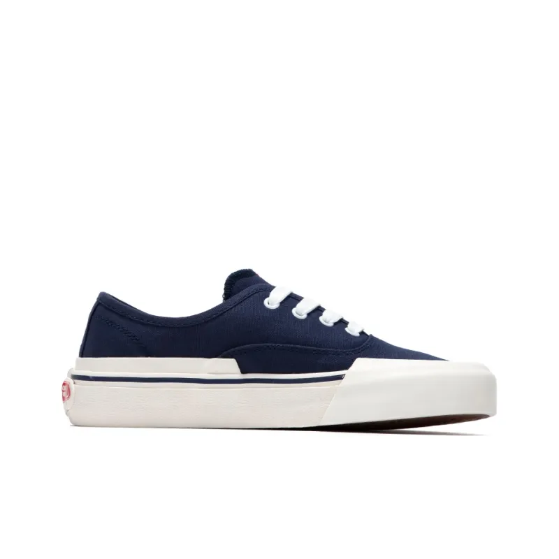 BOBBIE BURNS Low Top Canvas Shoes Unisex Blue-1