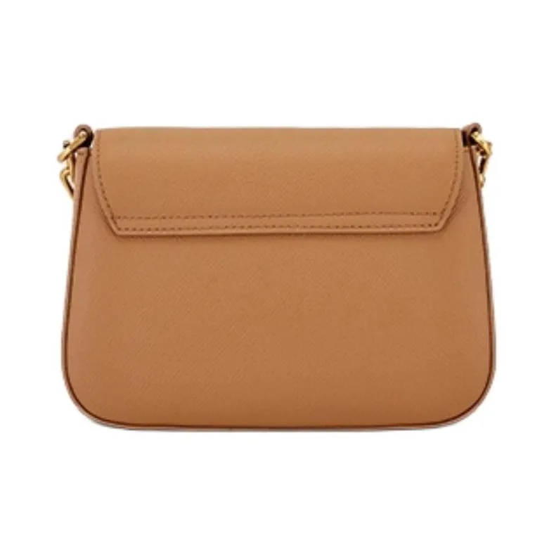 Hush Puppies Synthetic Leather Crossbody One Shoulder Handbag Medium Size Women's Black-10
