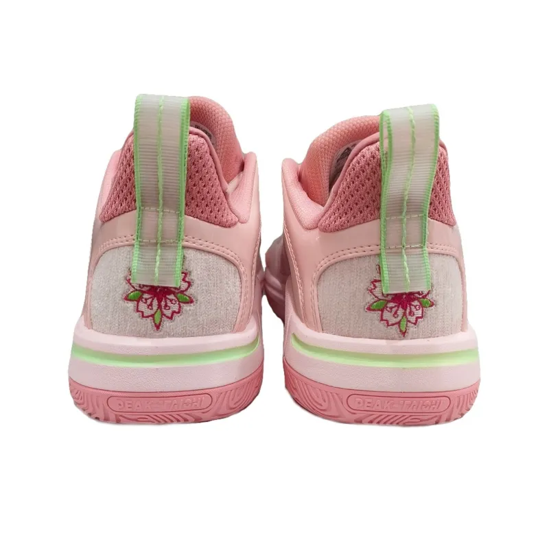PEAK Flash 5 Generations Basketball Shoes Unisex Low Top Blossom Pink-3