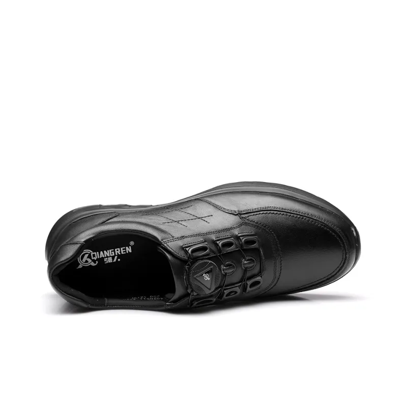 Strongman 3515 Men's Shoes Genuine Leather Men's Commute Shoes Super Light Genuine Cow Leather Sports-3