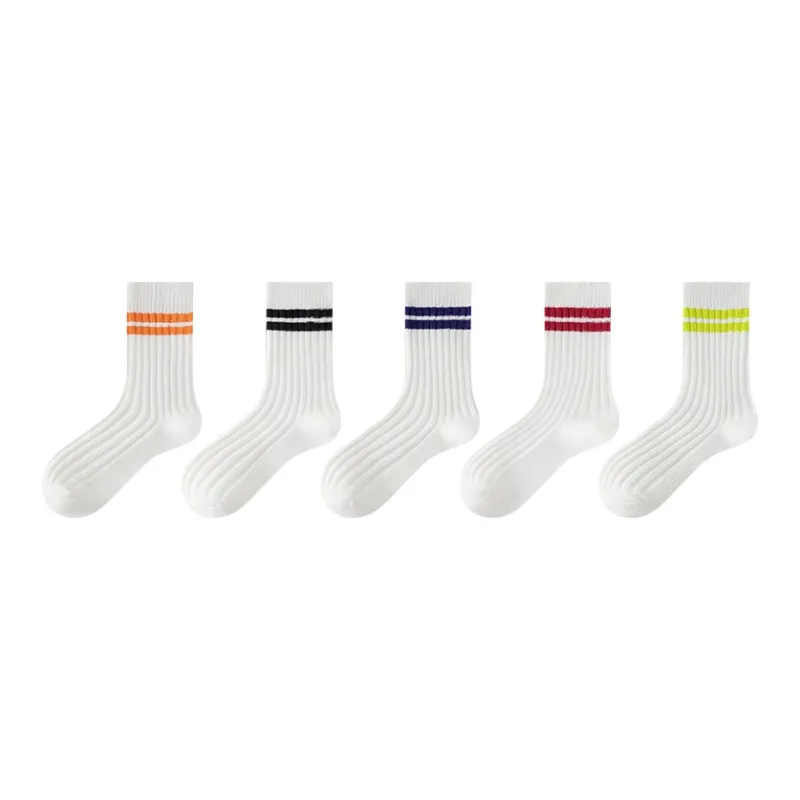 MIIOW Mid Calf Socks Men's 5 Pack-0