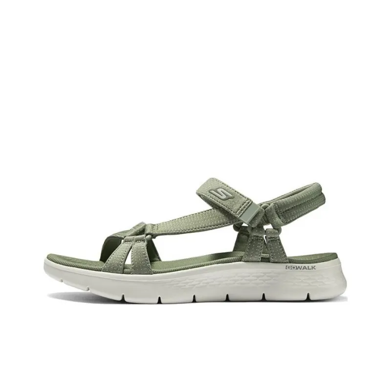 Skechers Go Walk 5 Strap Sandals Women's Olive Green-0