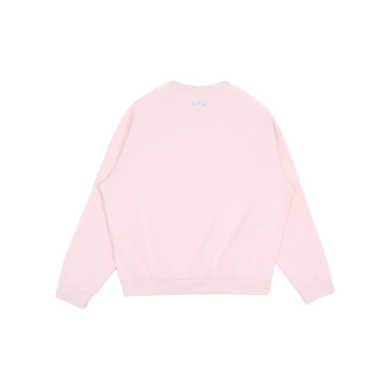 NERDY Sweatshirt Unisex Light Pink-1