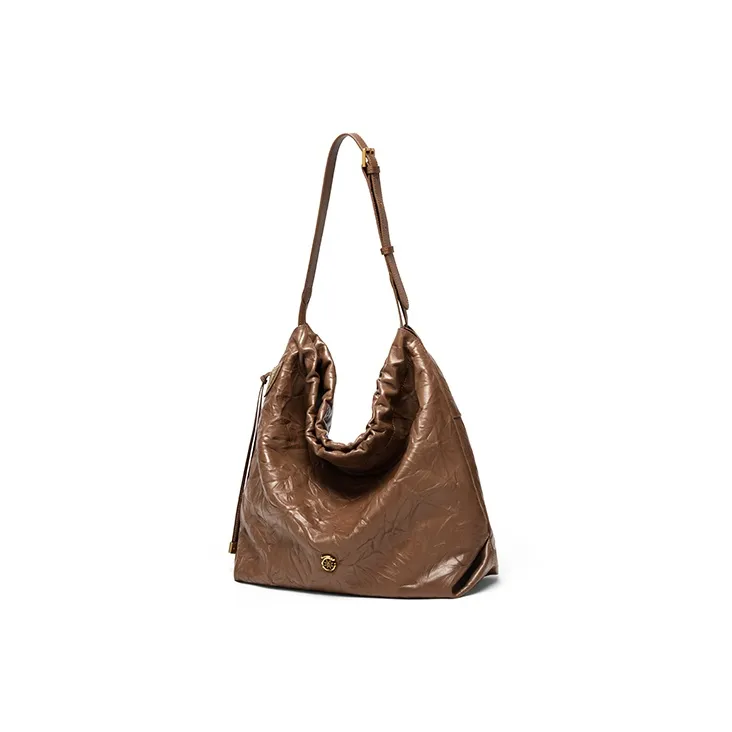 Gong Xuan Genuine Cow Leather Shoulder Bag Women's-16