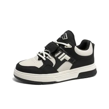 Philharmonic Abrasion Resistant Low Top Skateboard Shoes Men's Black White