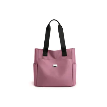 Parker Bear Nylon Fabric Handbag Regular Unisex Flesh Pink/Purple/Postal Blue/Jasper/Khaki/Black/Burgundy
