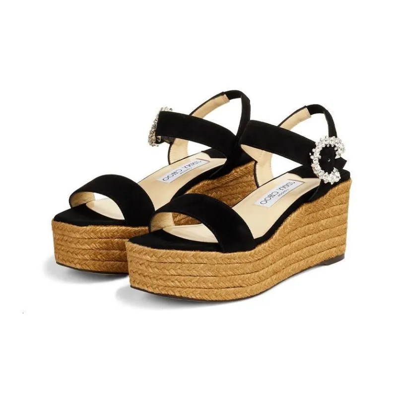 Jimmy Choo Mirabelle Strap Sandals Women's Black-2