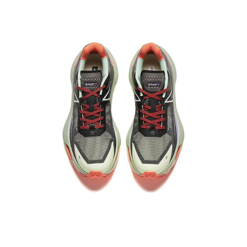 Anta Champion Series Cushioning Wear Resistant Running Shoes Men's Gray Black-2