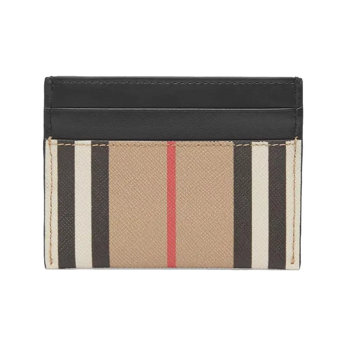 Burberry Vintage Canvas Card Holder Women's Archive Beige-2
