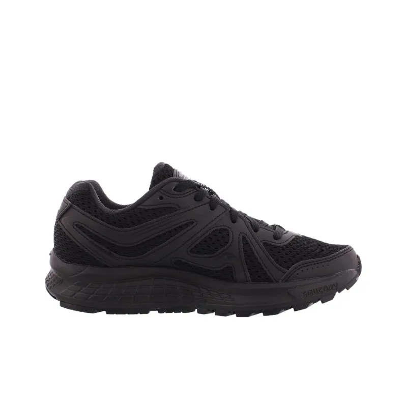 Saucony COHESION 11 Cohesion Cushioning Lightweight Low-Top Running Shoes Women's Black-1