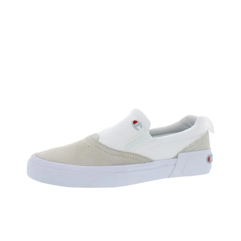 Champion Prowler Cushioning Wear-Resistant Low-Top Skateboard Shoes Women's White-2
