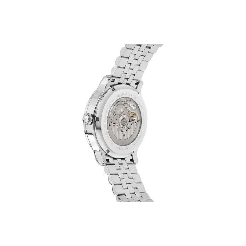Maserati Wrist Watch Automatic Mechanical Movement White Dial Unisex-4