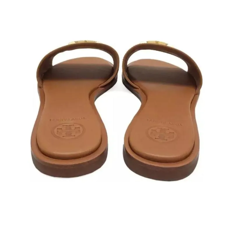 TORY BURCH Slide Slippers Women's Brown-3