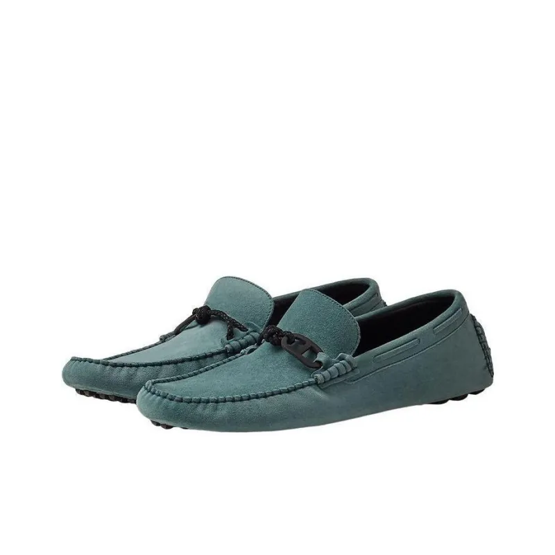 HERMES Alessandro Men's Casual Shoes Men's Blue-2