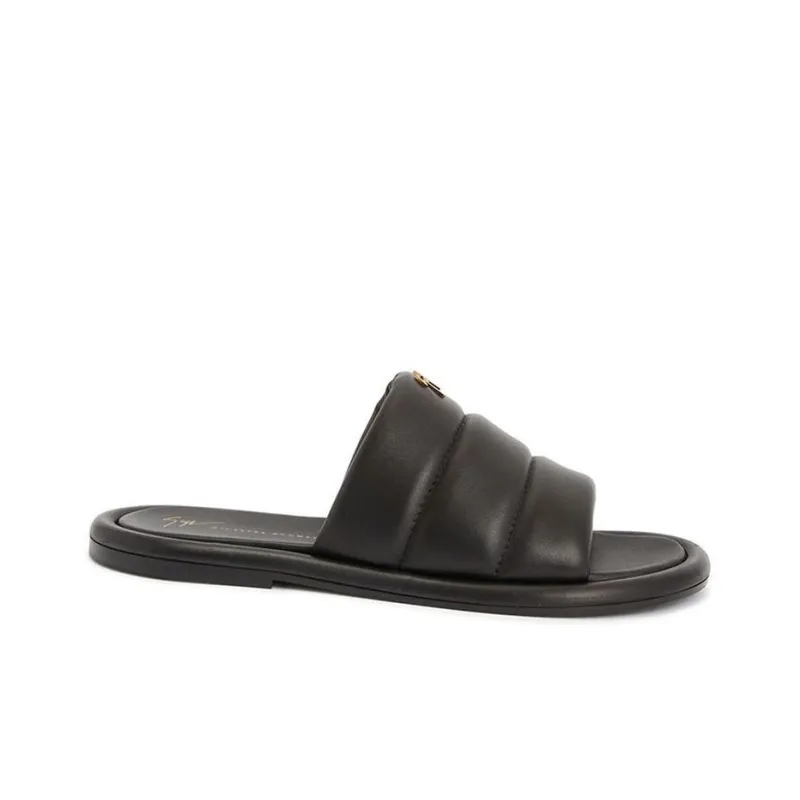 Giuseppe Zanotti/GZ Harmande Slip Resistant Slide Slippers Men's Black-1