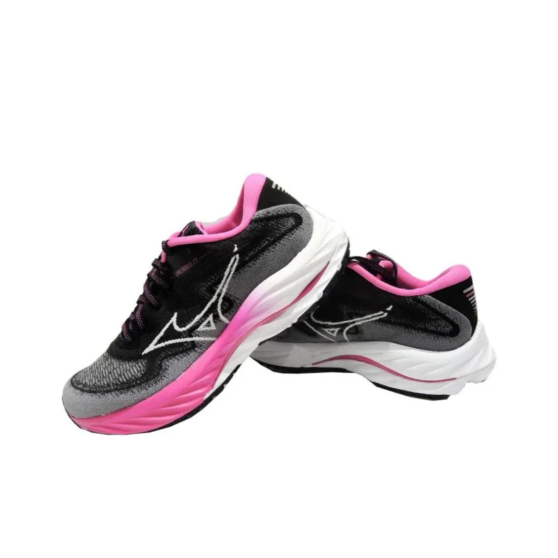 Mizuno Women's Wave Rider 27 Ssw 'Black Pink' Women's-2