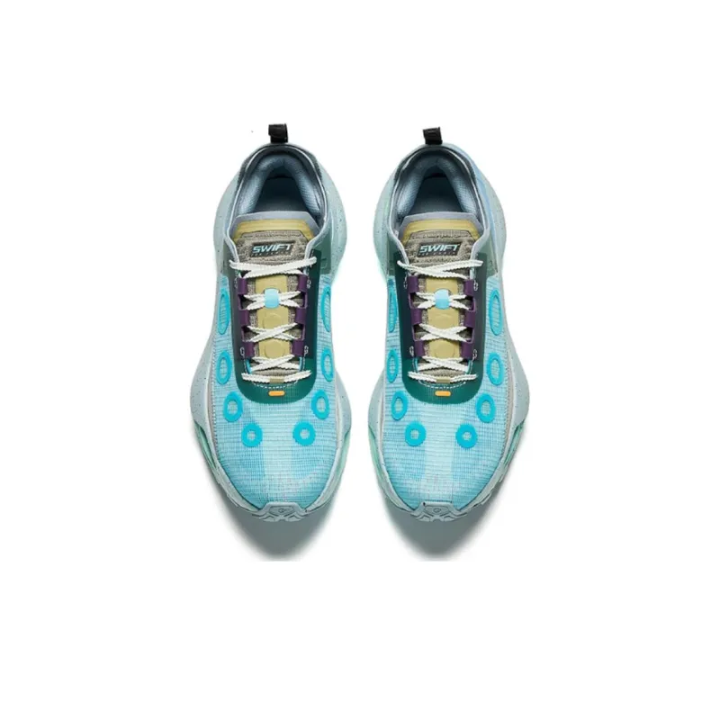 Anta Champion Series Slip-Resistant Low-Top Running Shoes Men's Turquoise-2