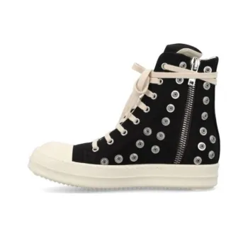 Rick Owens DRKSHDW High Top Skateboard Shoes Men's Black