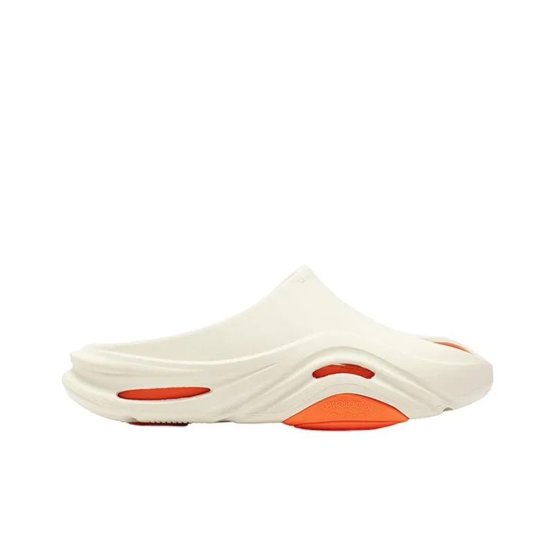 361° Quiet Slide Slippers Men's White Orange-1