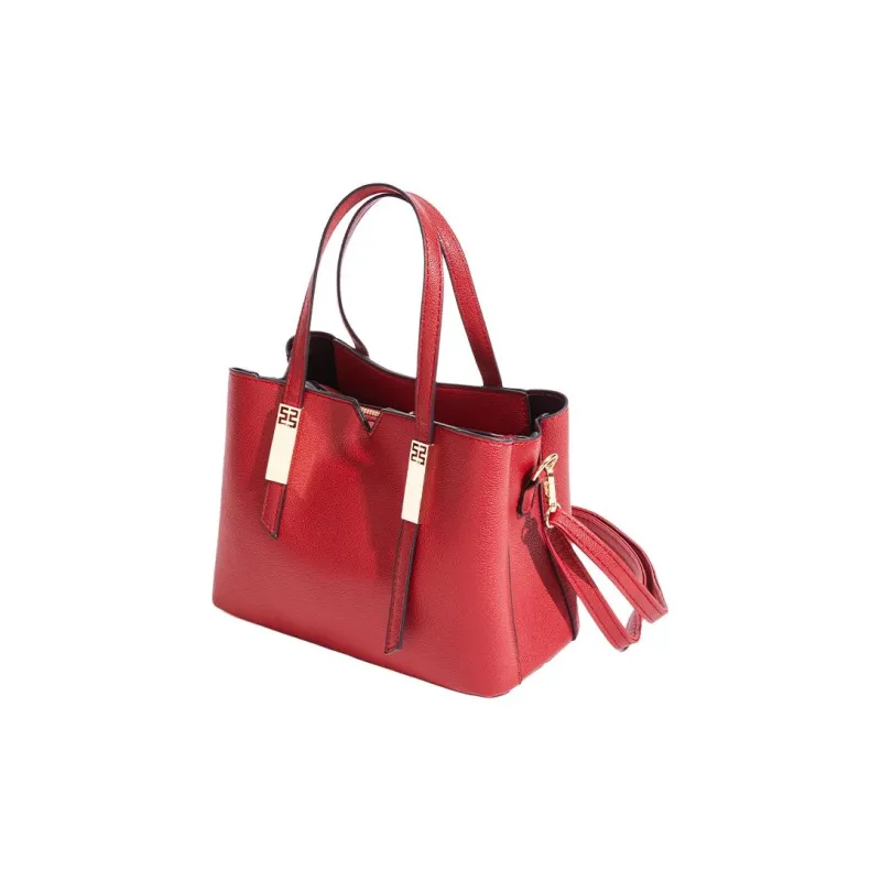 JANE KLAIN PU Shoulder Bag Crossbody Bag Handbag Medium Size Women's Red-3