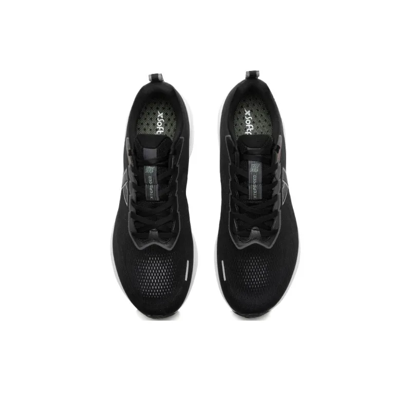 XTEP Speed 5.0LITE Anti-Slip Wear-Resistant Low-Top Casual Running Shoes Men's Black Silver-1