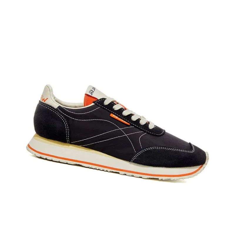 Norman Walsh Breathable, Lightweight, And Abrasion Resistant Low Top Running Shoes Unisex Black Orange-3