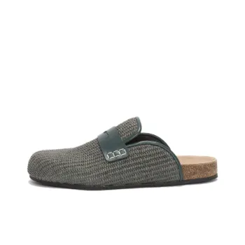 JW Anderson Woven Raffia Loafer Mules