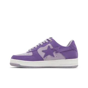 A BATHING APE STA Stylish Skateboarding Shoes Women's Purple