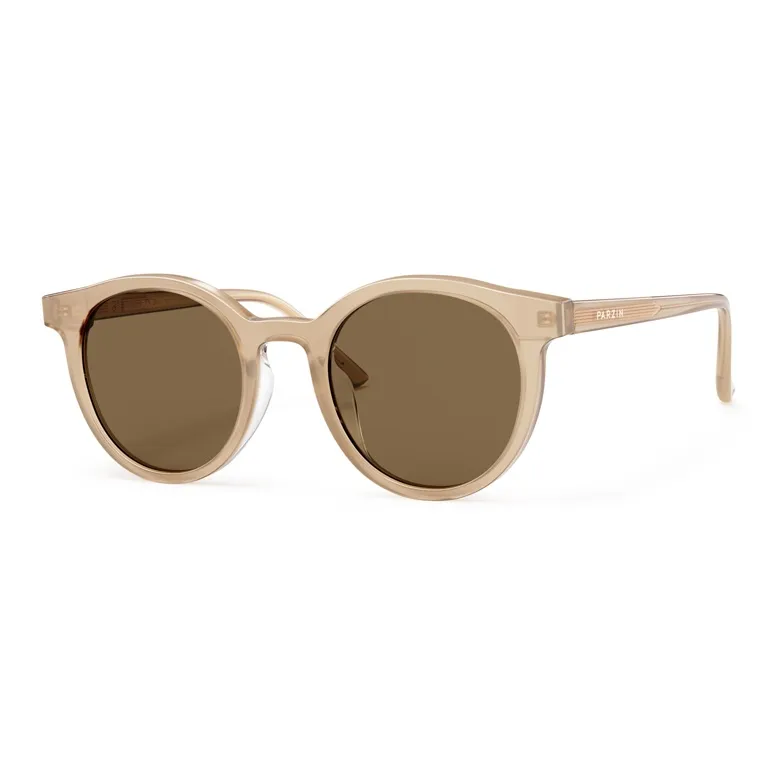PARZIN Plate Frame Round Sunglasses Women's Fashion Sun Protection UV Protection Cute Sunglasses-6