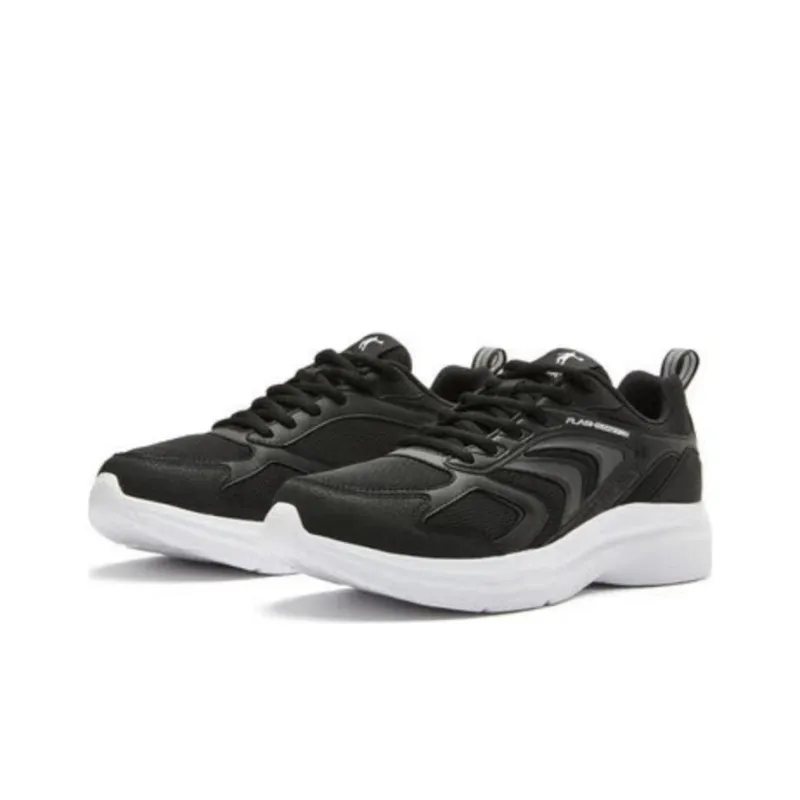 QIAODAN Non-slip Lightweight Low-Top Running Shoes Men's Black-2