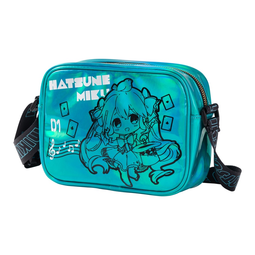 RARE sale Hatsune Miku Crossbody Bag in blue iridescent rainbow EXCLUSIVE