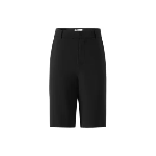 JZ. ANNAKRO Casual Shorts Women's Plain Black