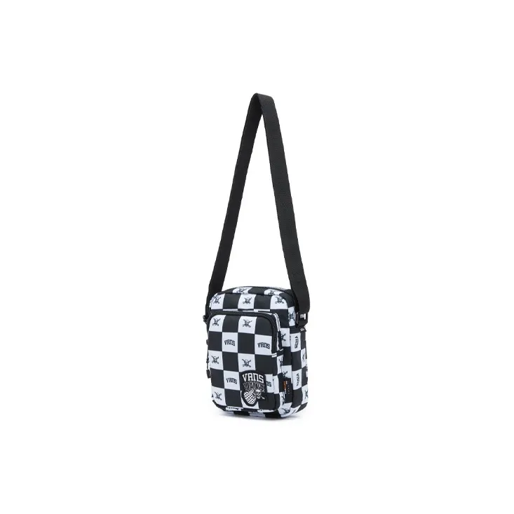Vans Polyester Shoulder Bag Unisex Black White-2
