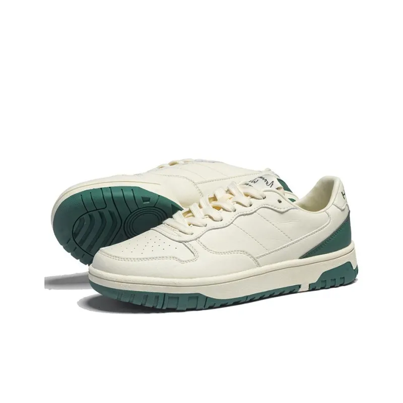 Norman Walsh CML Collection Slip Resistant Cushioning Wear Resistant Low Top Skateboard Shoes Unisex Beige Green-1