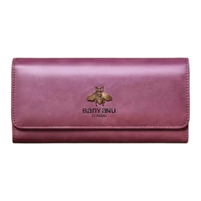 Banyanu Cow Leather Wallets Card Holders Women's-1