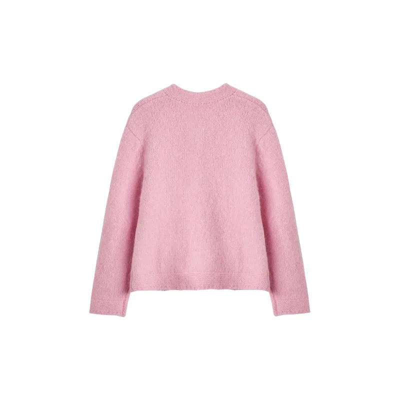 XIANGYING Sweaters Women's Pink-1