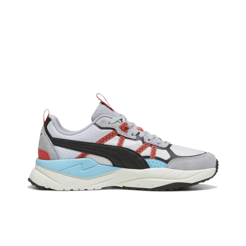 PUMA X RAY Cushioning Anti Slip And Wear Resistant Low Top Casual Shoes Men's Gray Blue-1