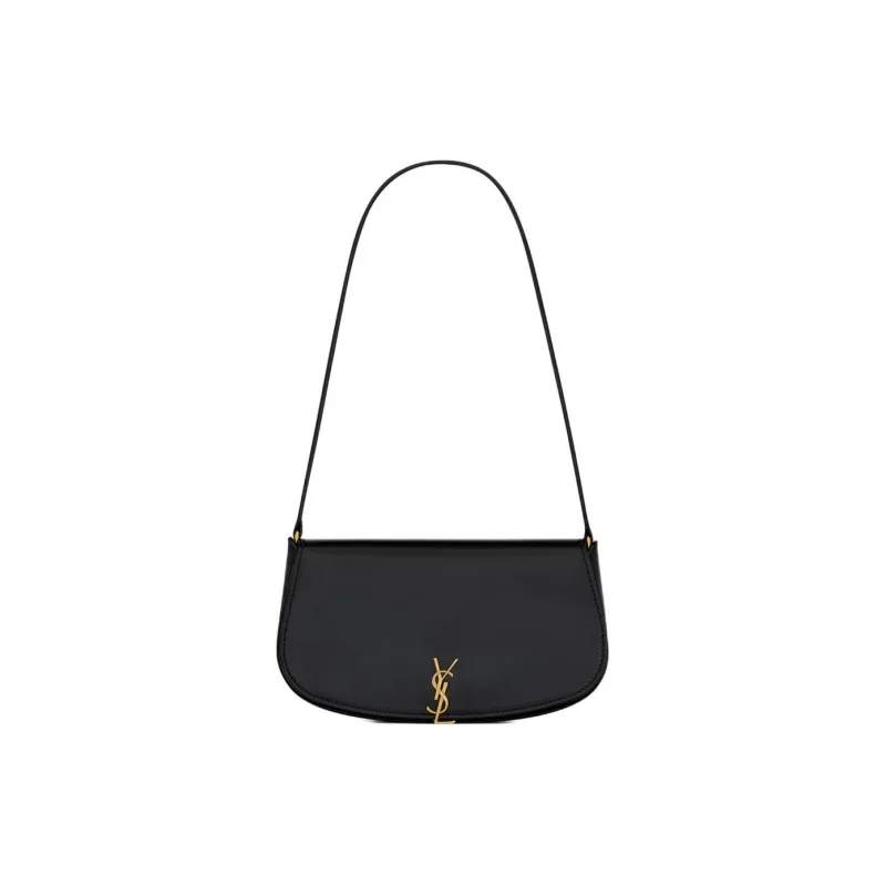 SAINT LAURENT Cow Leather Handbag, Shoulder Bag Women's Black-0
