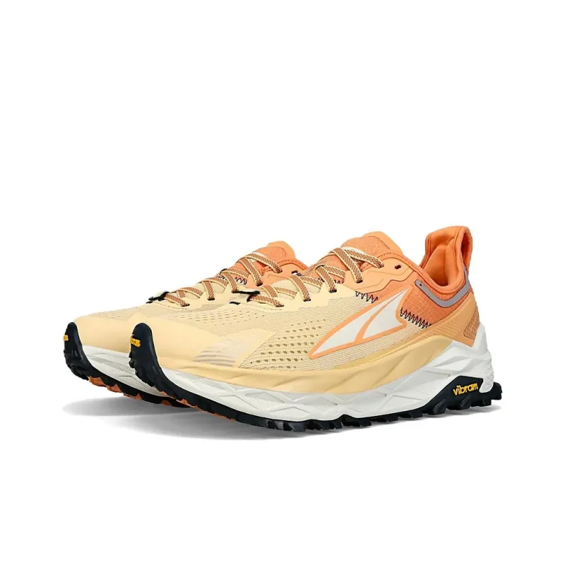 Altra Olympus 5 Cushioning Anti Slip And Wear Resistant Low Top Running Shoes Women's Orange Yellow-2