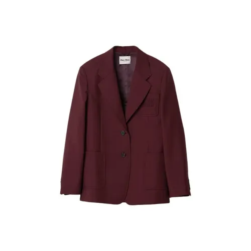 MIU MIU Jackets Women's Dark Red