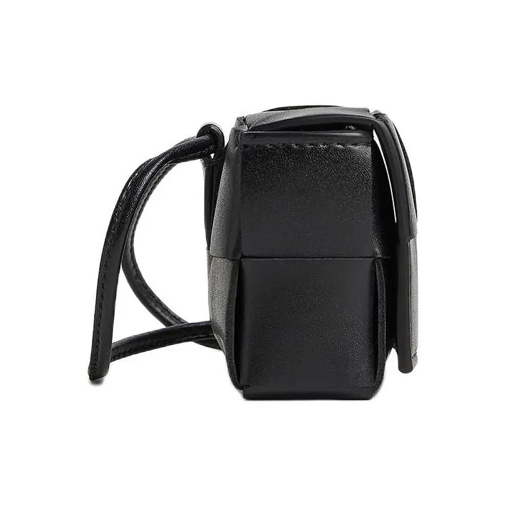 Bottega Veneta Cow Leather Earphone Case Men's Black-1