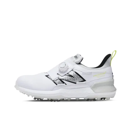 New Balance NB Fresh Foam Golf Shoes Unisex Low-Top White/Black