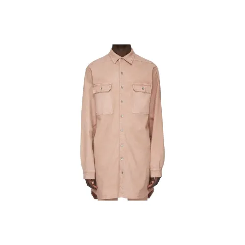 Rick Owens DRKSHDW Shirts Men Deep Pink