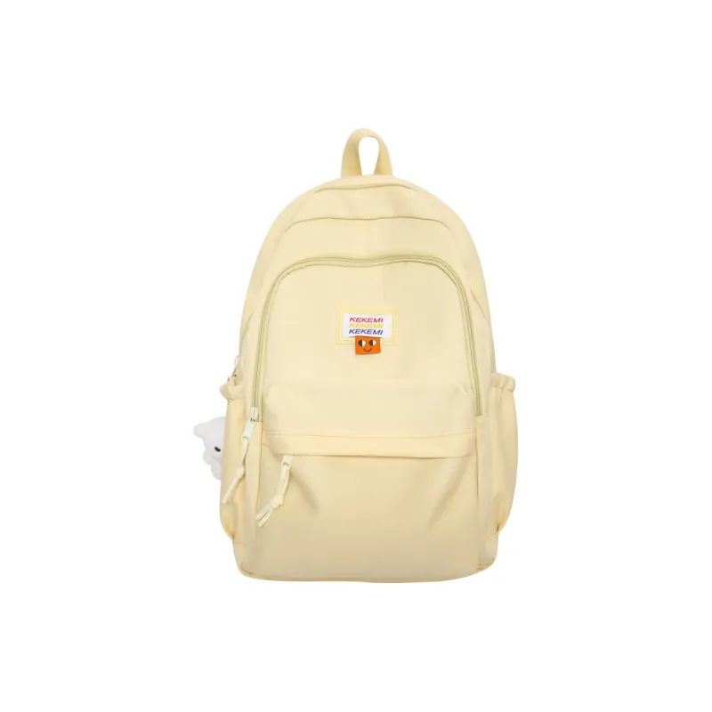 FAMAN Nylon Backpack Unisex Black/Blue/Yellow/Pink/Ecru-5