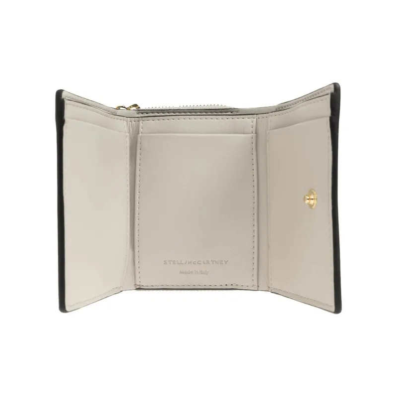 Stella McCartney Logo Appliqué Tri Fold Wallet-3