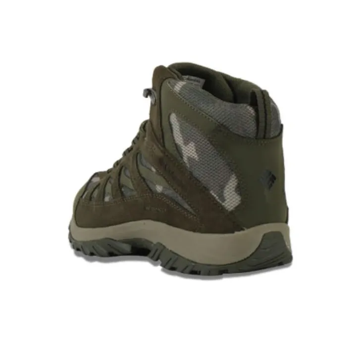Columbia Crestwood Mid Cushioning Wear-Resistant High-Top Hiking Shoes Men's Green-3