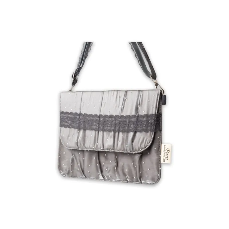 Puui Lace Laptop Bag Tubas Women's Pink, Gray-1