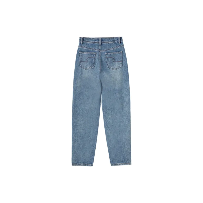 XIANGYING Jeans Women's Denim Blue-1
