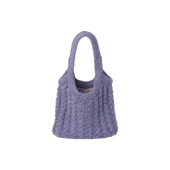 MIU MIU Fabric Tote Bag, Shopping Bag, Shoulder Bag, Handbag Women's Wisteria Purple